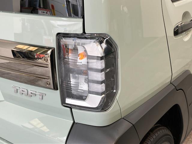 タフトＧターボ　ダーククロムベンチャー　９Ｄ．Ａ　届出済未使用車衝突被害軽減ブレーキ　コーナーセンサー　ディスプレイオーディオ　フルセグ　Ｂｌｕｅｔｏｏｔｈ　ＵＳＢ　パノラマカメラ　シートヒーター　駐車支援システム　ＬＥＤ　オートライト　クルコン　オートエアコン（滋賀県）の中古車