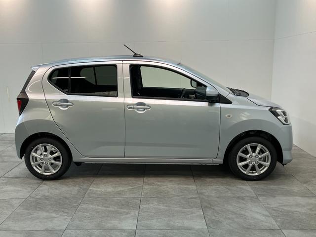 ミライースＧ　ＳＡ３　スマートキー　前席シートヒーター　届出済未使用車衝突被害軽減ブレーキ　スマアシ３　コーナーセンサー　バックカメラ（ナビ装着時用）　ＬＥＤヘッドライト　電動格納式ミラー　マニュアルレベリング　シートヒーター　スマートキー　オートライト　エコアイドル（滋賀県）の中古車