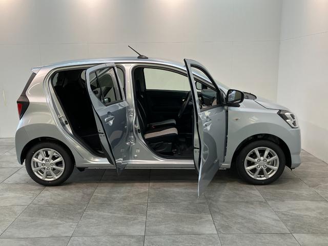 ミライースＧ　ＳＡ３　スマートキー　前席シートヒーター　届出済未使用車衝突被害軽減ブレーキ　スマアシ３　コーナーセンサー　バックカメラ（ナビ装着時用）　ＬＥＤヘッドライト　電動格納式ミラー　マニュアルレベリング　シートヒーター　スマートキー　オートライト　エコアイドル（滋賀県）の中古車