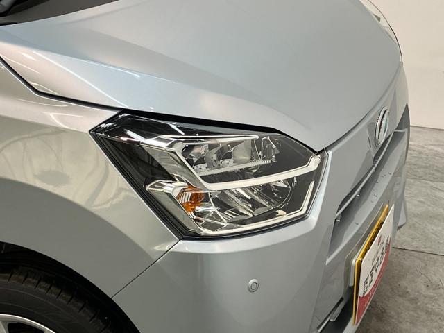 ミライースＧ　ＳＡ３　スマートキー　前席シートヒーター　届出済未使用車衝突被害軽減ブレーキ　スマアシ３　コーナーセンサー　バックカメラ（ナビ装着時用）　ＬＥＤヘッドライト　電動格納式ミラー　マニュアルレベリング　シートヒーター　スマートキー　オートライト　エコアイドル（滋賀県）の中古車