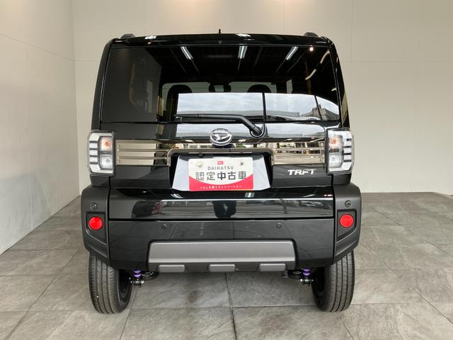 タフトGダーククロムベンチャー 9型DA 届出済未使用車衝突被害軽減ブレーキ コーナーセンサー 9型ディスプレイオーディオ フルセグ Bluetooth USB バックカメラ 前席シートヒーター LED オートライト レーダークルーズ オートエアコン(滋賀県)の中古車