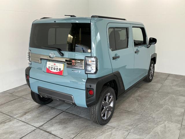 タフト 中古車 Ｇダーククロムベンチャー　９型ＤＡ　届出済未使用車衝突被害軽減ブレーキ　コーナーセンサー　９型ディスプレイオーディオ　フルセグ　Ｂｌｕｅｔｏｏｔｈ　ＵＳＢ　バックカメラ　前席シートヒーター　ＬＥＤ　オートライト　レーダークルーズ　オートエアコン