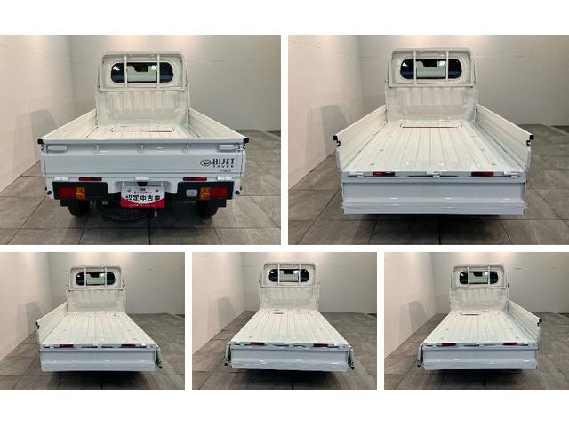 ハイゼットトラックスタンダード　４ＷＤ　５ＭＴ　コーナセンサー　届出済未使用車衝突被害軽減ブレーキ　コーナーセンサー　パートタイム４ＷＤ　ＡＭ／ＦＭラジオ　マニュアルエアコン　マニュアルレベリング　オートライト　バッテリーカバー　５速マニュアルミッション車（滋賀県）の中古車