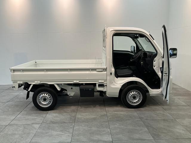 ハイゼットトラックスタンダード　４ＷＤ　５ＭＴ　コーナセンサー　届出済未使用車衝突被害軽減ブレーキ　コーナーセンサー　パートタイム４ＷＤ　ＡＭ／ＦＭラジオ　マニュアルエアコン　マニュアルレベリング　オートライト　バッテリーカバー　５速マニュアルミッション車（滋賀県）の中古車