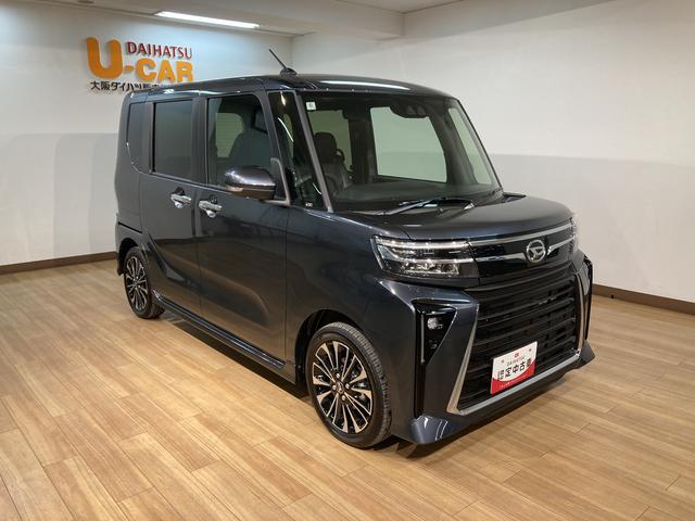 タント現行型　カスタムＲＳ／Ｂカメラ対応車／両側パワスラ走行１２ｋｍ／Ｂカメラ対応車／両側パワースライドドア／ＬＥＤヘッドライト・フォグランプ／前席シートヒーター／電動パーキング／ブレーキホールド／オートエアコン／キーフリー／ＵＳＢアダプター（大阪府）の中古車