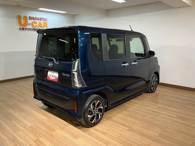 タントカスタムＸ／元弊社試乗車／両側パワースライドドア元弊社試乗車・オーディオレス・バックカメラ対応車・ＬＥＤヘッドライト・両側電動スライドドア・運転席／助手席シートヒ−タ−・１４インチアルミ・マット装備（大阪府）の中古車