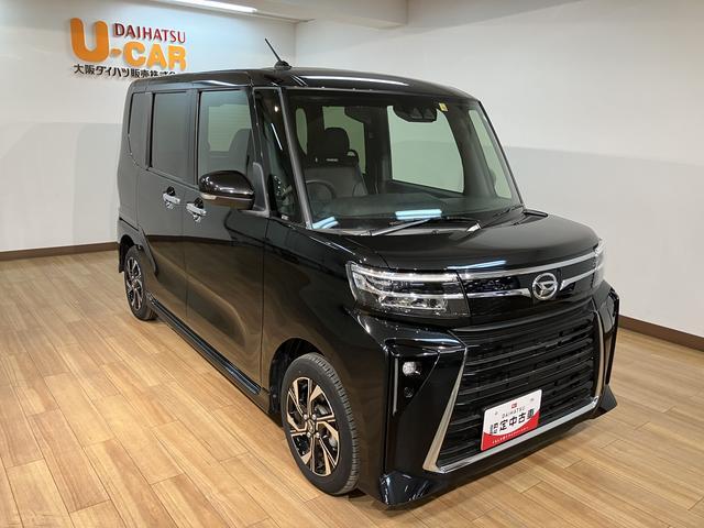 タントカスタムＸ／元弊社試乗車／両側パワースライド／シートヒーター元弊社試乗車・オーディオレス・バックカメラ対応車・ＬＥＤヘッドライト・両側電動スライドドア・オートエアコン・スマートキー・コーナーセンサー・１４インチアルミホイール・マット装備・（大阪府）の中古車