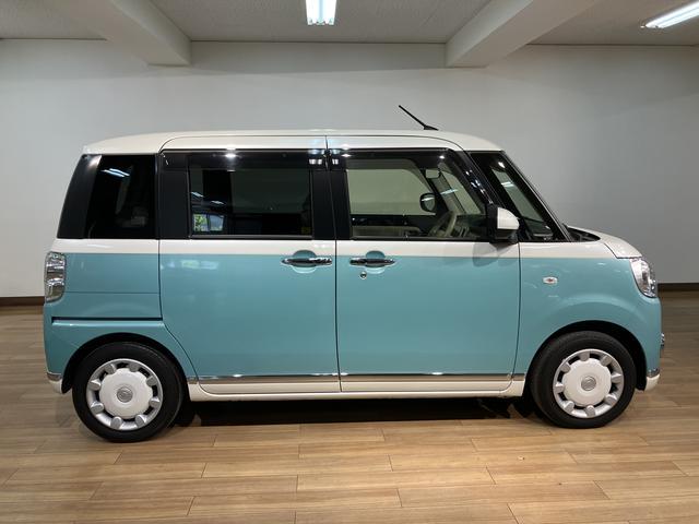 ムーヴキャンバスＧメイクアップＶＳ　ＳＡIII／８インチナビ／パノラマ走行３．０万ｋｍ／８インチナビ／パノラマモニター／前後ドラレコ／ＥＴＣ／両側パワースライドドア／ＬＥＤヘッドライト・フォグランプ／運転席シートヒーター／オートエアコン／キーフリー／ＵＳＢ／ＨＤＭＩ（大阪府）の中古車