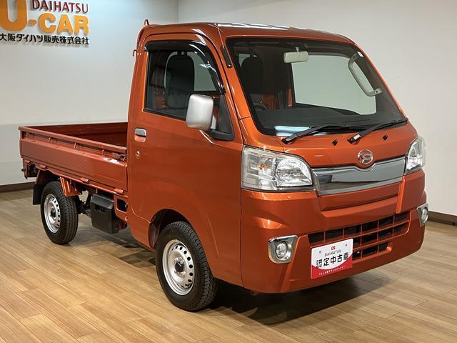 ハイゼットトラックＥＸＴ　５速マニュアル車・社外品ナビ・リモコンキ−５速マニュアル車・社外品ナビ・リモコンキ−・エアコン・パワステ・パワ−ウインドウ・マット／バイザ−装備（大阪府）の中古車