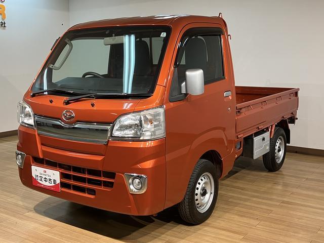 ハイゼットトラックＥＸＴ　５速マニュアル車・社外品ナビ・リモコンキ−５速マニュアル車・社外品ナビ・リモコンキ−・エアコン・パワステ・パワ−ウインドウ・マット／バイザ−装備（大阪府）の中古車