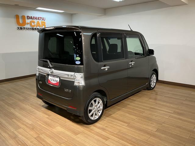 タントカスタムＸ　純正ワンセグナビ・バックカメラ・ＥＴＣ純正ワンセグナビ・バックカメラ・ＥＴＣ車載器・左電動スライドドア・ディスチャ−ジヘッドライト・電動格納ドアミラー・アルミホイール装備（大阪府）の中古車