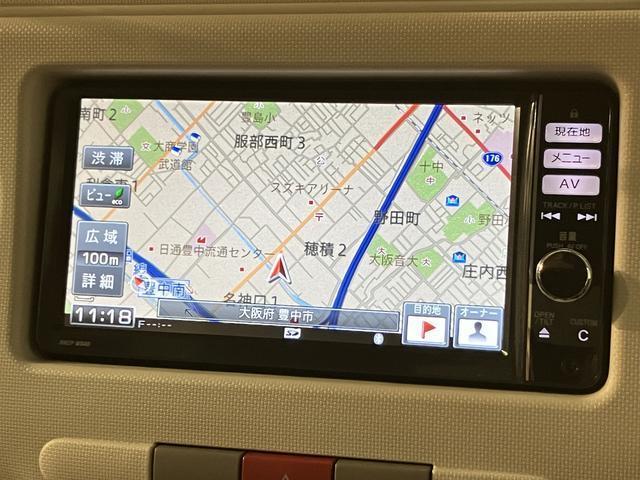 ミラココアココアＸスペシャルコーデ　純正ナビ・ＥＴＣ・アルミホイ−ル純正ナビゲ−ション・ＣＤ／ＤＶＤ／Ｂｌｕｅｔｏｏｔｈ・ＥＴＣ車載器・電動格納ドアミラー・スマ−トキ−・オ−トエアコン・アルミホイ−ル装備（大阪府）の中古車