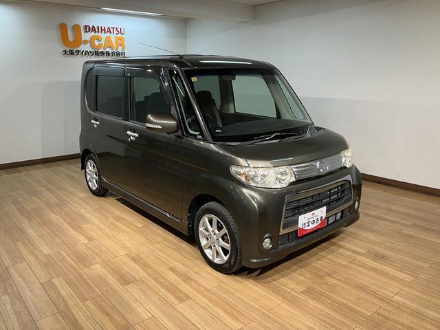 タントカスタムＸ／１年保証／ナビ／ＥＴＣ／電動スライド／キーフリー１年間走行距離無制限保証／ナビ／ＥＴＣ／電動スライドドア／スマートキー／オートエアコン／ディスチャージヘッドランプ／１４インチアルミ／フロントベンチシート／Ｂｌｕｅｔｏｏｔｈ／フルセグＴＶ／（大阪府）の中古車