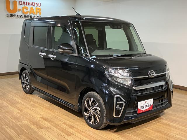 タントカスタムＸセレクション／９インチナビ／パノラマモニター／１年間走行距離無制限保証／衝突軽減ブレーキ／９インチナビ／パノラマモニター／両側電動スライドドア／ドラレコ／スマートキー／オートエアコン／ＬＥＤヘッドライト・フォグ／Ｂｌｕｅｔｏｏｔｈ／フルセグＴＶ／（大阪府）の中古車