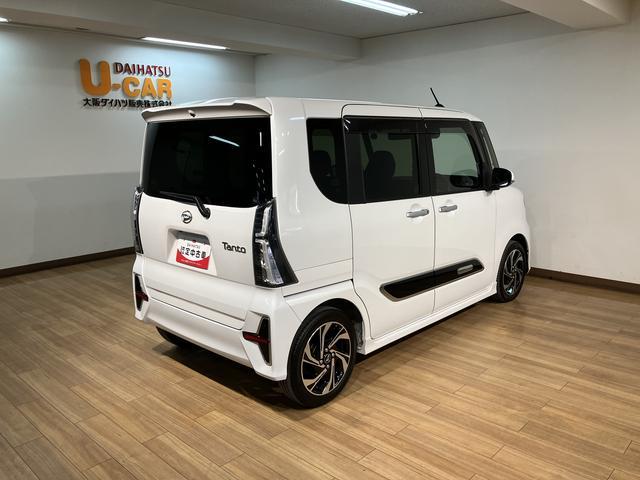 タントカスタムＲＳスタイルセレクション／大画面９インチナビ／ターボ１年間走行距離無制限保証／衝突軽減ブレーキ／大画面９インチナビ／ターボエンジン／両側電動スライドドア／ＬＥＤヘッドライト・フォグ／スマートキー／オートエアコン／Ｂｌｕｅｔｏｏｔｈ／フルセグＴＶ／ＤＶＤ（大阪府）の中古車
