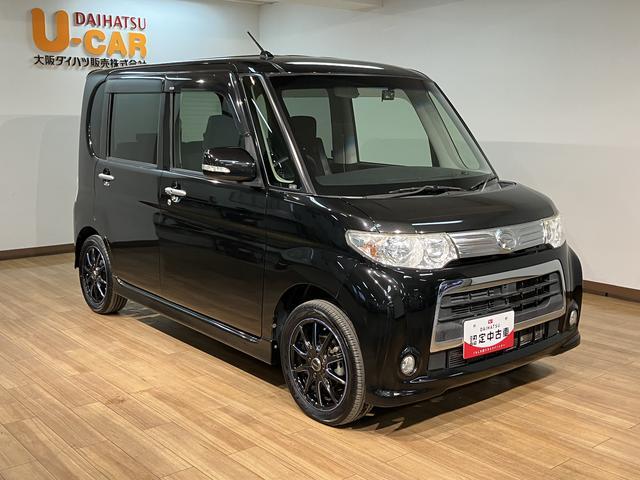 タントカスタムRS/1年保証/ターボ/ナビ/ドラレコ/ETC/1年間走行距離無制限保証/修復歴後部に軽度/ターボエンジン/ナビ/ドラレコ/ETC/バックカメラ/電動スライド/スマートキー/ディスチャージヘッドランプ/オートエアコン/Bluetooth/フルセグ/(大阪府)の中古車