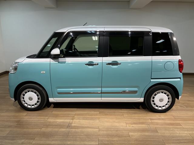 ムーヴキャンバスストライプスG/1年保証/ナビ/パノラマ/ドラレコ/ETC/1年間走行距離無制限保証/衝突軽減ブレーキ/純正ナビ/パノラマモニター/ナビ連動ドラレコ/ETC/シートヒーター/両側電動スライドドア/スマートキー/オートエアコン/Bluetooth/フルセグTV/(大阪府)の中古車