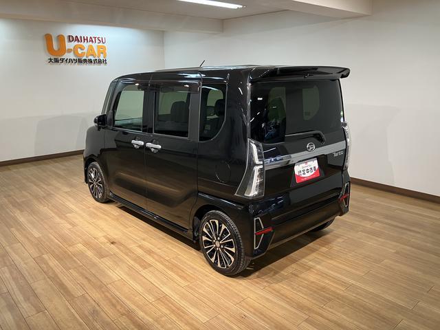 タントカスタムＲＳセレクション／１年保証／９インチナビ／パノラマ／１年間走行距離無制限保証／衝突軽減ブレーキ／ターボエンジン／９インチナビ／パノラマモニター／ナビ連動ドラレコ／ＥＴＣ／両側電動スライドドア／シートヒーター／クルーズコントロール／ＬＥＤヘッド・フォグ／（大阪府）の中古車