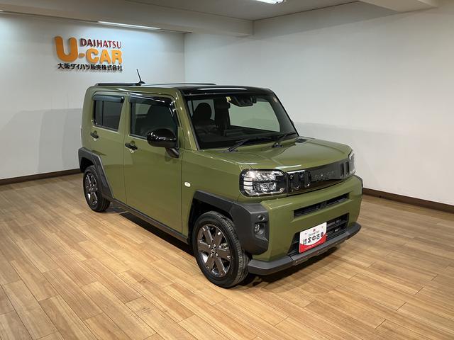 タフトＧターボ　ダーククロムベンチャー／ディスプレイオーディオ／１年間走行距離無制限保証／衝突軽減ブレーキ／純正ディスプレイオーディオ／クルーズコントロール／ドラレコ／ＥＴＣ／ＬＥＤヘッドライト・フォグ／シートヒーター／スマートキー／オートエアコン／ガラスルーフ／（大阪府）の中古車