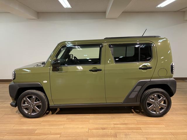 タフトＧターボ　ダーククロムベンチャー／ディスプレイオーディオ／１年間走行距離無制限保証／衝突軽減ブレーキ／純正ディスプレイオーディオ／クルーズコントロール／ドラレコ／ＥＴＣ／ＬＥＤヘッドライト・フォグ／シートヒーター／スマートキー／オートエアコン／ガラスルーフ／（大阪府）の中古車