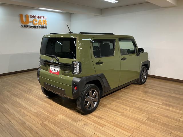 タフトＧターボ　ダーククロムベンチャー／ディスプレイオーディオ／１年間走行距離無制限保証／衝突軽減ブレーキ／純正ディスプレイオーディオ／クルーズコントロール／ドラレコ／ＥＴＣ／ＬＥＤヘッドライト・フォグ／シートヒーター／スマートキー／オートエアコン／ガラスルーフ／（大阪府）の中古車