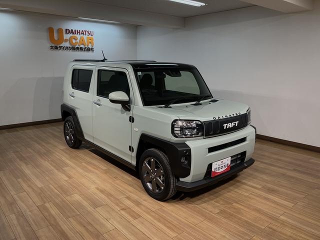 タフトＧターボ／元試乗車／ナビ／クルコン／バックカメラ／ＬＥＤ／元試乗車／衝突軽減ブレーキ／純正ナビ／クルーズコントロール／バックカメラ／シートヒーター／ＬＥＤヘッドライト・フォグ／Ｂｌｕｅｔｏｏｔｈ／フルセグＴＶ／ガラスルーフ／スマートキー／オートエアコン／（大阪府）の中古車