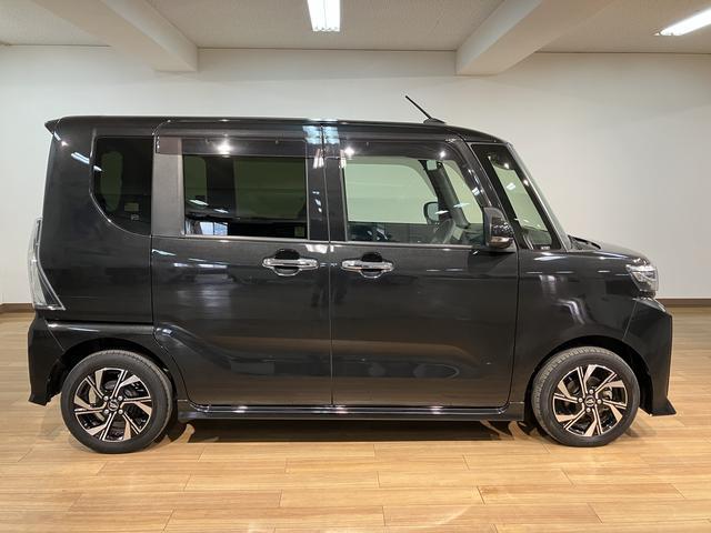 タントカスタムX/ディスプレイオーディオ/パノラマ/電動スライド/1年間走行距離無制限保証/衝突軽減ブレーキ/純正ディスプレイオーディオ/パノラマモニター/両側電動スライドドア/シートヒーター/スマートキー/オートエアコン/Bluetooth/フルセグTV/LED/(大阪府)の中古車