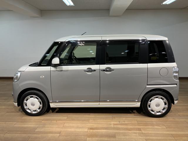 ムーヴキャンバスGメイクアップ SAII/1年保証/ナビ/バックカメラ/1年間走行距離無制限保証/衝突軽減ブレーキ/純正ナビ/バックカメラ/両側電動スライドドア/Bluetooth/フルセグTV/LEDヘッドライト・フォグ/スマートキー/オートエアコン/(大阪府)の中古車