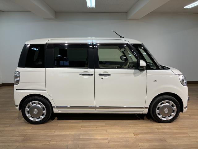 ムーヴキャンバスＧメイクアップリミテッド　ＳＡIII／ナビ／パノラマ／ＥＴＣ１年間走行距離無制限保証／衝突軽減ブレーキ／純正ナビ／パノラマモニター／ナビ連動ドラレコ／ＥＴＣ／両側電動スライドドア／シートヒーター／ＬＥＤヘッドライト・フォグ／Ｂｌｕｅｔｏｏｔｈ／フルセグＴＶ／（大阪府）の中古車