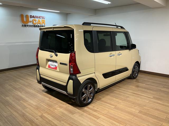 タントファンクロスターボリミテッド／クルコン／電動スライド／ＬＥＤ新車保証継承／衝突軽減ブレーキ／クルーズコントロール／ＥＴＣ／両側電動スライドドア／シートヒーター／電動パーキングブレーキ／ＬＥＤヘッドライト・フォグ／スマートキー／オートエアコン／（大阪府）の中古車