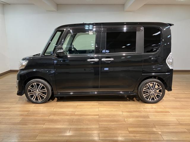 タントカスタムＲＳ　スマートセレクションＳＡ／ターボ／ナビ／ＥＴＣ１年間走行距離無制限保証／衝突軽減ブレーキ／ターボエンジン／両側電動スライドドア／純正ナビ／バックカメラ／ＥＴＣ／Ｂｌｕｅｔｏｏｔｈ／フルセグＴＶ／スマートキー／ＬＥＤヘッドライト／１５インチアルミ／（大阪府）の中古車