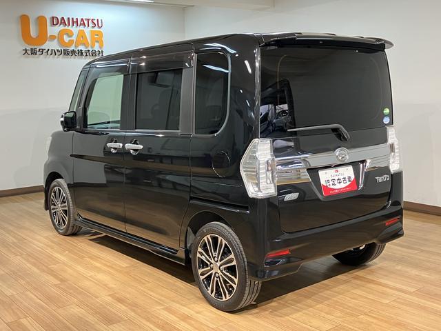 タントカスタムＲＳ　スマートセレクションＳＡ／ターボ／ナビ／ＥＴＣ１年間走行距離無制限保証／衝突軽減ブレーキ／ターボエンジン／両側電動スライドドア／純正ナビ／バックカメラ／ＥＴＣ／Ｂｌｕｅｔｏｏｔｈ／フルセグＴＶ／スマートキー／ＬＥＤヘッドライト／１５インチアルミ／（大阪府）の中古車
