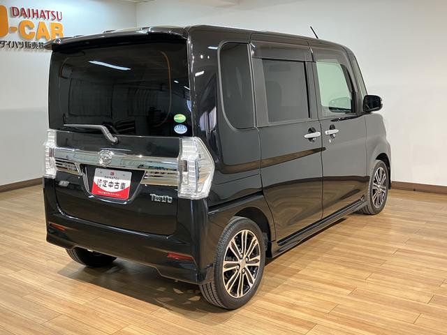 タントカスタムＲＳ　スマートセレクションＳＡ／ターボ／ナビ／ＥＴＣ１年間走行距離無制限保証／衝突軽減ブレーキ／ターボエンジン／両側電動スライドドア／純正ナビ／バックカメラ／ＥＴＣ／Ｂｌｕｅｔｏｏｔｈ／フルセグＴＶ／スマートキー／ＬＥＤヘッドライト／１５インチアルミ／（大阪府）の中古車