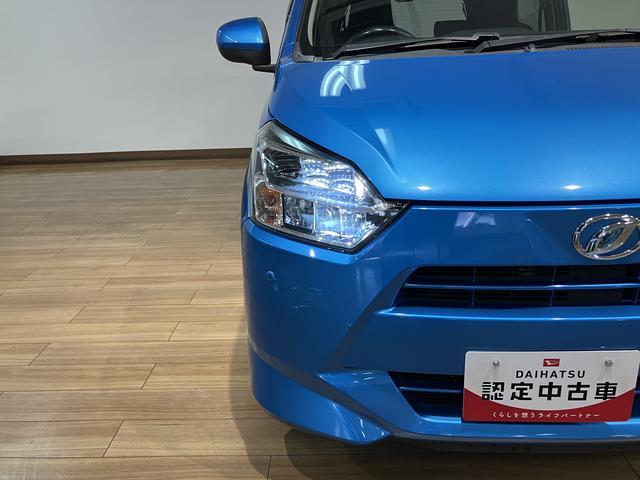 ミライースＸ　ＳＡIII／１年保証／衝突軽減ブレーキ／ＬＥＤライト／１年間走行距離無制限保証／衝突軽減ブレーキ／ＬＥＤヘッドライト／コーナーセンサー／オートハイビーム／オートライト／横滑り防止装置／アイドリングストップ／電動格納ドアミラー／（大阪府）の中古車