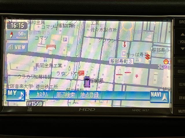 ムーヴカスタム　ＲＳ／１年保証／ターボ／１６インチアルミ／ナビ／１年間走行距離無制限保証／認定中古車／４．９万キロ／ターボエンジン／純正１６インチアルミ／ナビ／スマートキー／オートエアコン／ディスチャージヘッドランプ／ＭＯＭＯステアリング／フォグランプ／（大阪府）の中古車