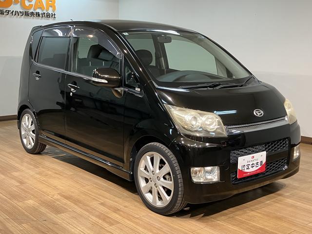 ムーヴカスタム　ＲＳ／１年保証／ターボ／１６インチアルミ／ナビ／１年間走行距離無制限保証／認定中古車／４．９万キロ／ターボエンジン／純正１６インチアルミ／ナビ／スマートキー／オートエアコン／ディスチャージヘッドランプ／ＭＯＭＯステアリング／フォグランプ／（大阪府）の中古車