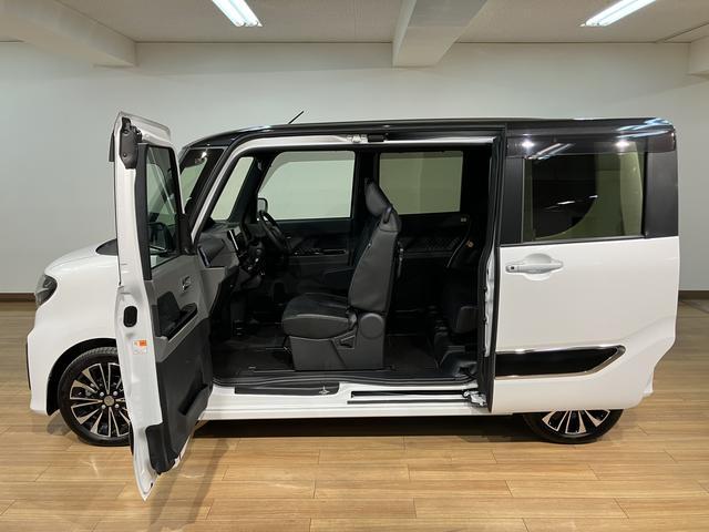 タントカスタムＲＳ／１年保証／ターボ／９インチナビ／両電動スライド１年間走行距離無制限保証／ダイハツ認定中古車／ターボエンジン／衝突軽減ブレーキ／９インチナビ／パノラマモニター／両側電動スライドドア／シートヒーター／１５インチアルミ／Ｂｌｕｅｔｏｏｔｈ／フルセグＴＶ（大阪府）の中古車