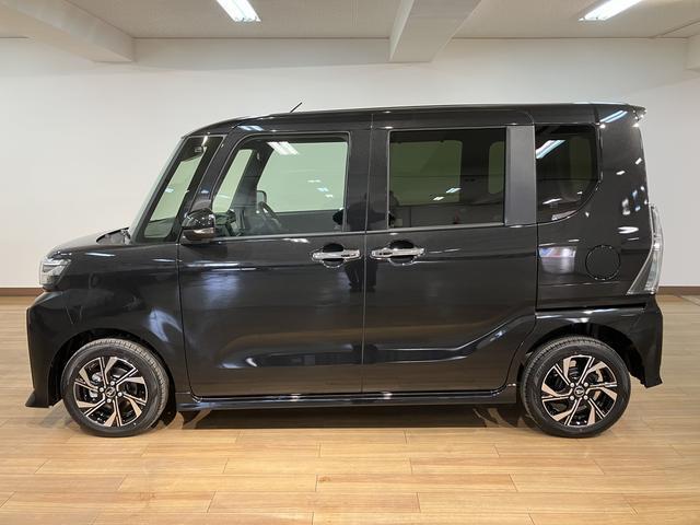 タントカスタムＸ／ナビ・ドラレコ付き届出済未使用車／電動スライド／新車保証継承／純正ナビ／ナビ連動前後ドラレコ／衝突軽減ブレーキ／両側電動スライドドア／シートヒーター／ＬＥＤヘッドライト・フォグランプ／スマートキー／オートエアコン／Ｂｌｕｅｔｏｏｔｈ／フルセグＴＶ（大阪府）の中古車