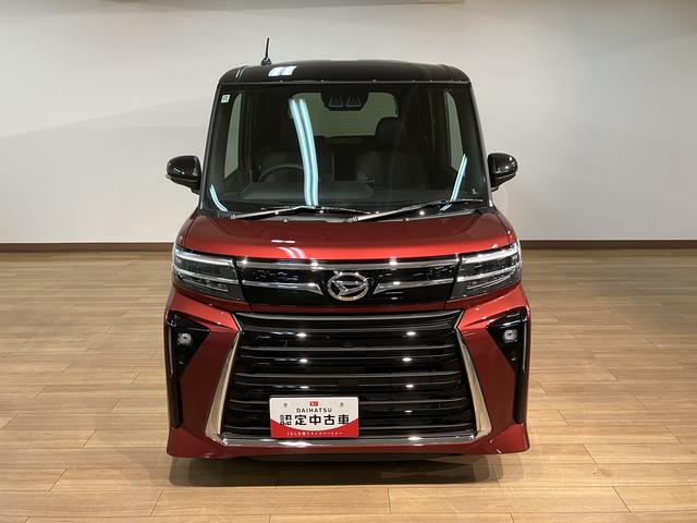 タントカスタムＲＳ　弊社元試乗車／法規対応済／Ｄオーディオターボ　スマートアシスト　バックカメラ　両側リヤパワースライドドア　プッシュボタンエンジンスタート　シートヒーター　ＬＥＤヘッドライト　アルミホイール　オートエアコン　オートライト　ＡＢＳ（大阪府）の中古車