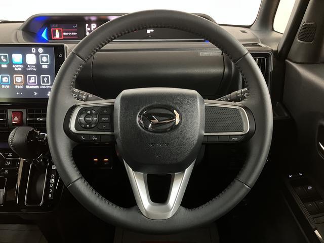 タントカスタムＲＳ　弊社元試乗車／法規対応済／Ｄオーディオターボ　スマートアシスト　バックカメラ　両側リヤパワースライドドア　プッシュボタンエンジンスタート　シートヒーター　ＬＥＤヘッドライト　アルミホイール　オートエアコン　オートライト　ＡＢＳ（大阪府）の中古車
