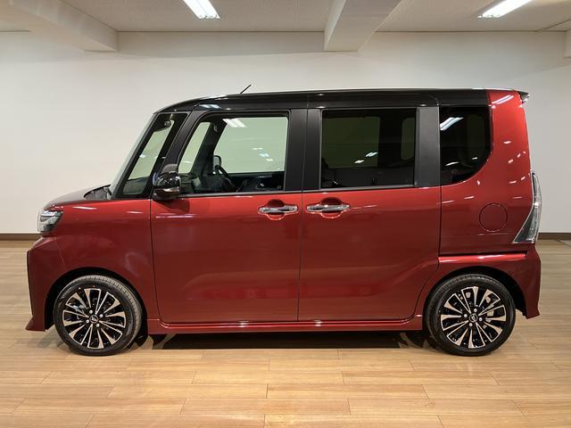 タントカスタムＲＳ　弊社元試乗車／法規対応済／Ｄオーディオターボ　スマートアシスト　バックカメラ　両側リヤパワースライドドア　プッシュボタンエンジンスタート　シートヒーター　ＬＥＤヘッドライト　アルミホイール　オートエアコン　オートライト　ＡＢＳ（大阪府）の中古車