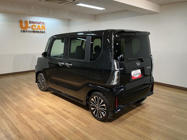 タントカスタムＲＳ　Ｒ６年式／法規対応済／バックカメラ対応ターボ　スマートアシスト　バックカメラ　両側リヤパワースライドドア　プッシュボタンエンジンスタート　シートヒーター　ＬＥＤヘッドライト　アルミホイール　オートエアコン　オートライト　ＡＢＳ（大阪府）の中古車