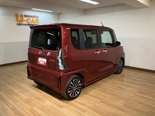タントカスタムＲＳ　Ｒ６年式／法規対応済／バックカメラ対応ターボ　スマートアシスト　バックカメラ対応　両側リヤパワースライドドア　プッシュボタンエンジンスタート　シートヒーター　ＬＥＤヘッドライト　アルミホイール　オートエアコン　オートライト　ＡＢＳ（大阪府）の中古車