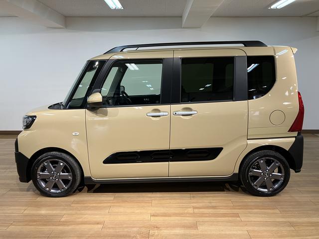 タントファンクロスターボ　Ｒ６年式／法規対応済／ナビ／ＦＲドラレコバックモニター対応カメラ　運転席・助手席シートヒーター　純正アルミホイール　ターボ　両側パワースライドドア　電動パーキングブレーキ　オートブレーキホールド　スマートキー　スマアシ（大阪府）の中古車
