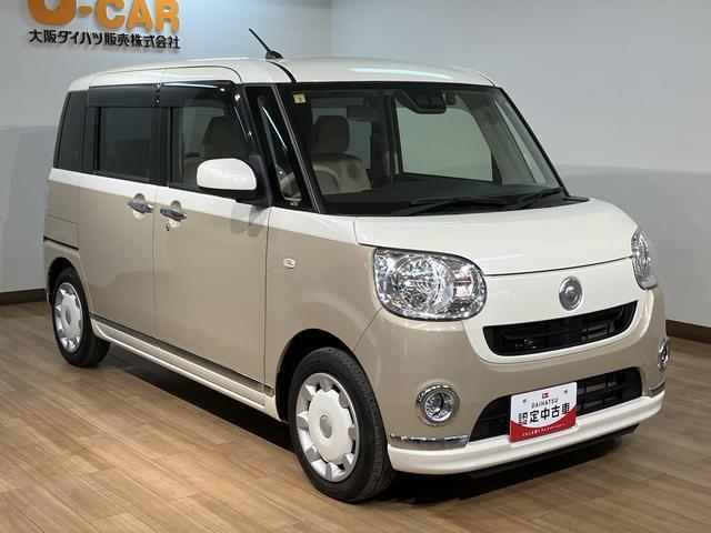 ムーヴキャンバスＸメイクアップリミテッド　ＳＡIII　サポカーＳワイド適合純正メモリーナビ・全方位カメラ・ナビ連動前後ドライブレコーダー・ＥＴＣ車載器・衝突回避軽減ブレーキ・誤発進抑制機能・両側電動スライドドア・プッシュスタート・オートエアコン・ワンオーナー車（大阪府）の中古車