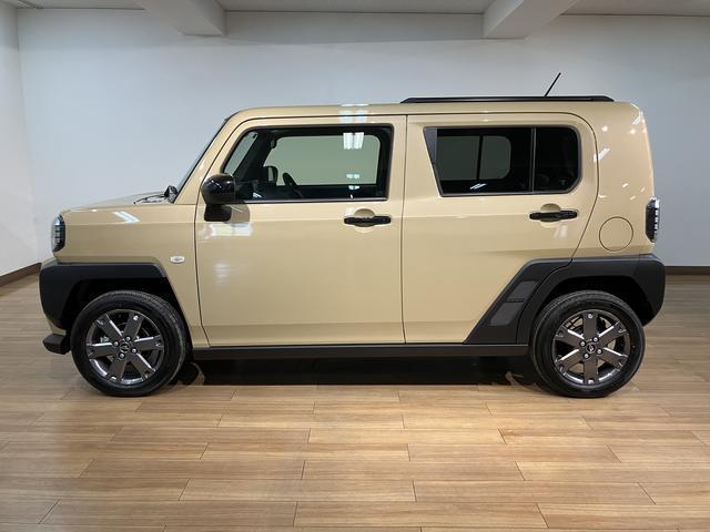 タフトＧターボ　ダーククロムベンチャー　サポカーＳワイド適合届出済未使用車・純正メモリーナビ・バックカメラ・ナビ連動前後ドライブレコーダー・スカイフィールトップ・衝突回避軽減ブレーキ・誤発進抑制機能・前後コーナーセンサー・電動パーキングブレーキ・ＬＥＤライト（大阪府）の中古車