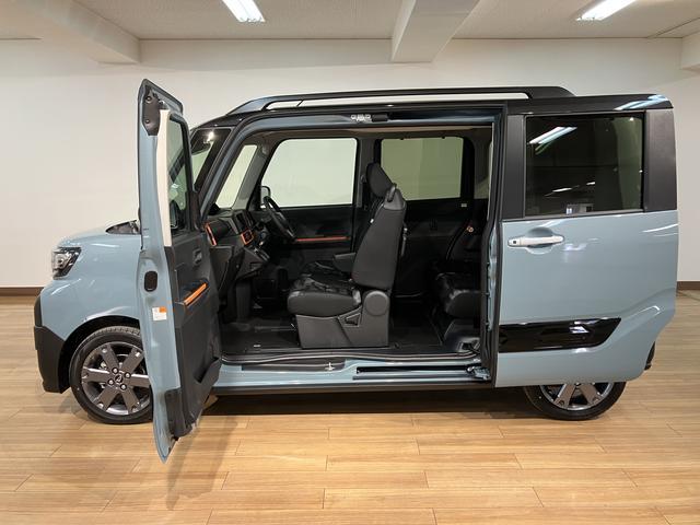 タントファンクロスターボ　Ｒ７年式／法規対応済／バックカメラ対応衝突被害軽減ブレーキ　コーナーセンサー　バックカメラ（ナビ装着時用）　両側電動スライドドア　前席シートヒーター　電動パーキングブレーキ　ＬＥＤ　オートライト　オートエアコン　スマートキー　エコアイドル（大阪府）の中古車