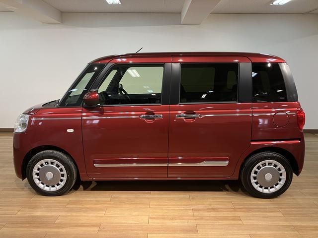 ムーヴキャンバスセオリーＧ　Ｒ７年式／法規対応済／バックカメラ対応サポカーＳワイド適合　バックカメラ対応　ＵＳＢ接続端子　電動パーキングブレーキ　シートヒーター　両側オートスライドドア　Ｐスタート　置き楽ボックス　ホッとカップホルダー　キーフリー（大阪府）の中古車