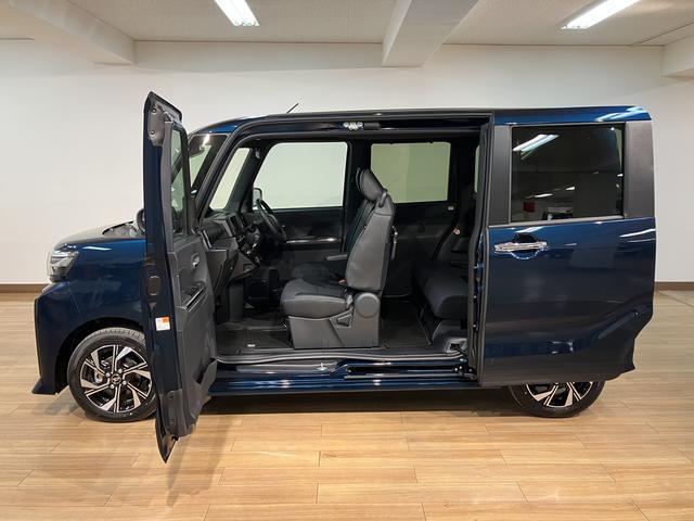 タントカスタムＸ　サポカーＳワイド適合届出済未使用車・純正メモリーナビ・バックカメラ・ステアリングスイッチ・４スピーカー・両側電動スライドドア・電動パーキングブレーキ・衝突回避軽減ブレーキ・誤発進抑制機能・前後コーナーセンサー（大阪府）の中古車