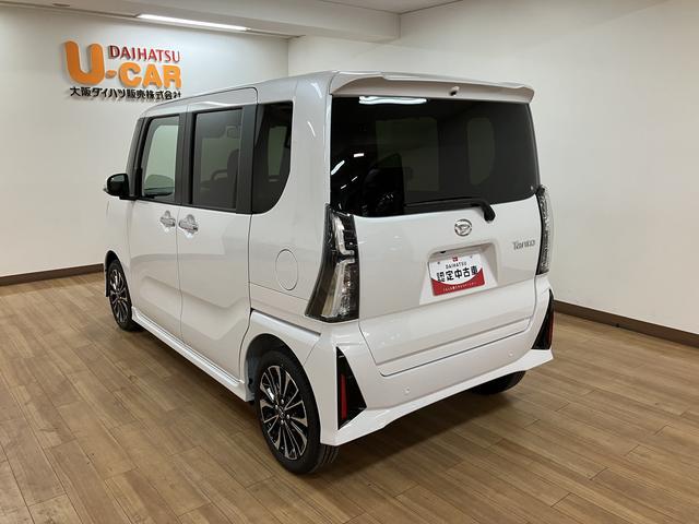 タントカスタムＲＳ　Ｒ７年式／法規対応済／バックカメラ対応ターボ　スマートアシスト　バックカメラ　両側リヤパワースライドドア　プッシュボタンエンジンスタート　シートヒーター　ＬＥＤヘッドライト　アルミホイール　オートエアコン　オートライト　ＡＢＳ（大阪府）の中古車